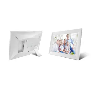 10.1 Inch WiFi digital photo frame 32GB memory Auto-Rotate Portrait & Landscape Share pictures videos via Frameo App