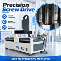 Machine de fraisage CNC Alpha Mini ATC avec axe rotatif pour la fabrication de panneaux en bois, routeurs CNC 3 axes 9015 pour l'industrie publicitaire