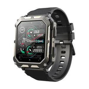 Karen M New Arrivals C20 Pro Smart Watch 1.83inch BT Call Sports Watch Large Battery IP68 Waterproof Men Watches