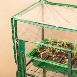 Invernadero de Jardín Portátil Plegable de 3 Niveles de PVC HUGELEAF con Cubierta, Fácil de Montar, Ecológico - Product Image 4