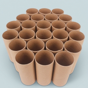 Tube en carton kraft recyclé vide pour le rembobinage de rouleaux de papier toilette – Prix de gros abordable - Product Image 1