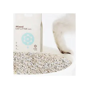 Activated carbon polymer tofu cat litter -170 times water absorption, releases water aroma, and efficiently deodorizes