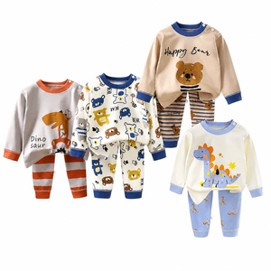 Conjunto de Ropa Interior de Algodón para Niños, Absorbente de Humedad, para Niños y Niñas, Cálido para Otoño - Product Image 1