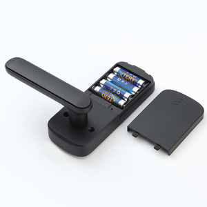 กุญแจล็อคอัจฉริยะ Wenxun รุ่น A18 สีเงินดำ สแกนลายนิ้วมือ ควบคุมผ่านแอพ Wifi สำหรับอพาร์ทเมนต์และโรงแรม - Product Image 2