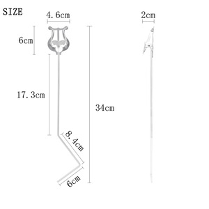 บาริโทนทูบาแผ่นเพลงสำหรับเดินขบวนคลิปหนีบทรัมเป็ตทำจากทองเหลืองชิ้นส่วนเครื่องดนตรี - Product Image 6