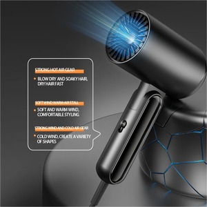 NUEVO Secador de Pelo Plegable con Capucha Grande, Secador de Pelo de Alta Potencia con Iones Negativos para Uso Doméstico, Secado Rápido y Cuidado del Cabello - Product Image 2