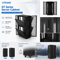 Armoire serveur 42U 47U, coffret rack, largeur 600mm 800mm, porte en maille multi-profondeur, haute ventilation, solution d'armoire informatique