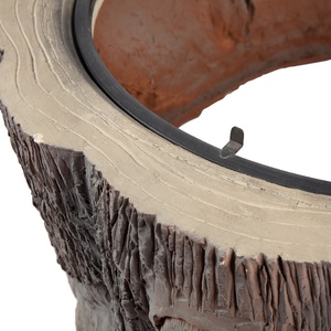 Magnésie de jardin Faux arbre Stump Bonfire Stove Brazier Poêle à bois Bol à feu en fonte Cheminée géante Foyer d'extérieur - Product Image 3