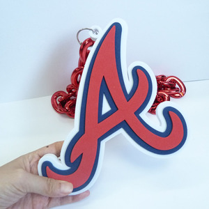 Tùy chỉnh thể thao đội 3D logo EVA nổi bọt lớn logo lớn Huy chương Mặt dây chuyền fan hâm mộ chuỗi bọt EVA Vòng cổ mặt dây chuyền - Product Image 5