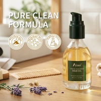 Serum Rambut Ama Oil Serbaguna Organik Vegan Pelindung UV Pengontrol Keriting Melembapkan 100% Minyak Perawatan Rambut Alami