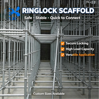 Échafaudages Ringlock en acier Q235 hautement réutilisables, qualité assurée, cadres d'échafaudage sûrs, marque WYJC, garantie 5 ans