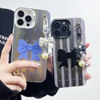 Coque de téléphone à motif papillon et couleurs violettes, accessoires mobiles très demandés pour iPhone 12 13 14 15 16 17 18 Pro Max