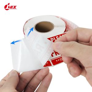 Etiquetas Adhesivas de Advertencia de Frágil para Pequeñas Empresas, Impresión Personalizada, Semi Brillantes - Product Image 3