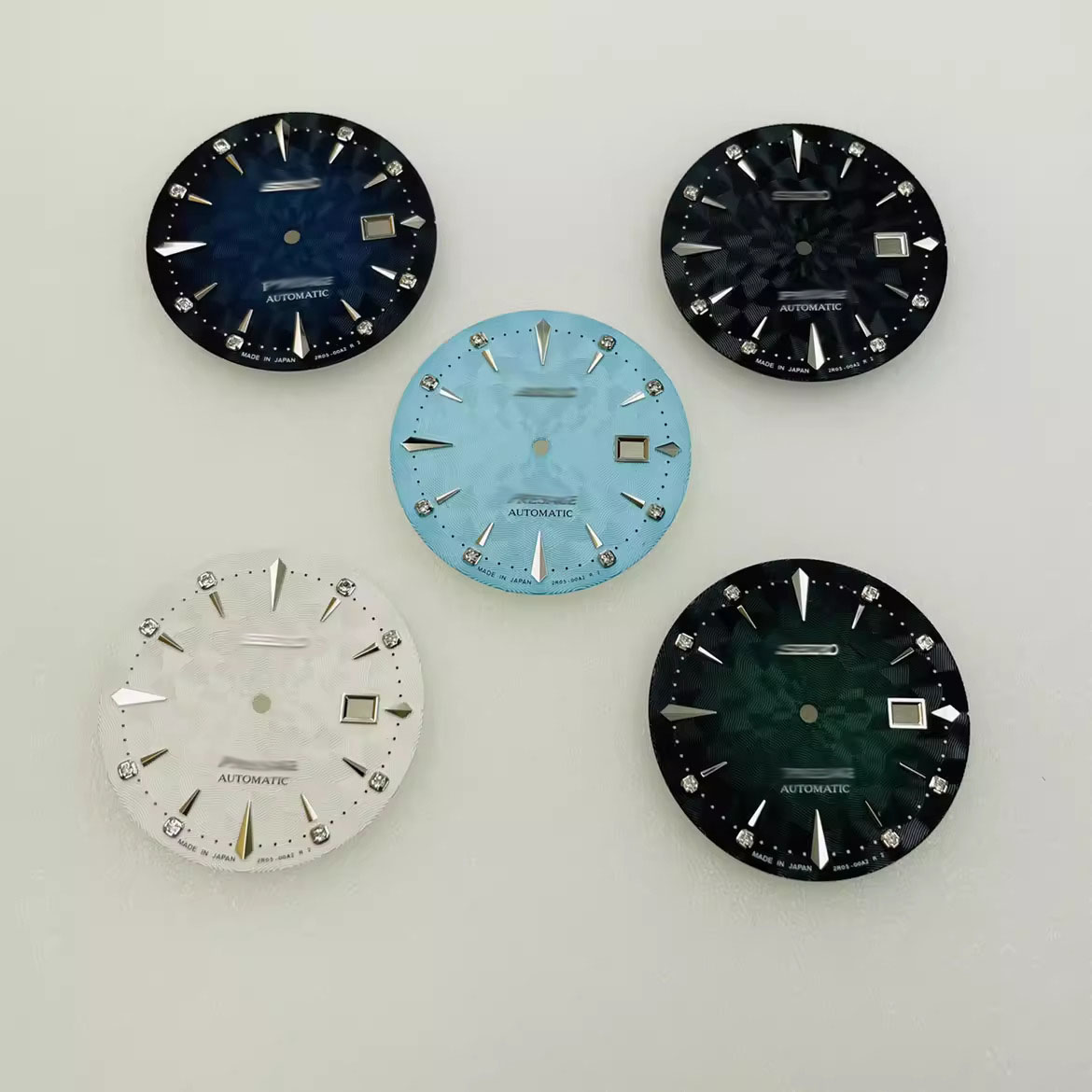 35mm S Logo Stainless Steel Watch Dial for NH35/NH36, OEM