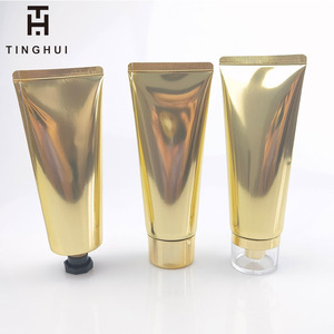 Envase Cosmético de Lujo Dorado de 30 ml, 50 ml, 100 ml, Tubo de Plástico Dorado y Plateado para Lociones, Cuidado de la Piel, Limpiador Facial con Tapa de Rosca - Product Image 4