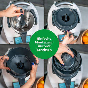 Rezeptheft Entsafter Orangenpresse Elektrisch Zitruspresse Dampfentsafter Granatapfelpresse Fur Vorwerk Thermomix TM5 <span class=keywords><strong>TM6</strong></span> - Product Image 4