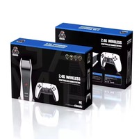 Console de Jeu Vidéo 4K 3D PS 5 64 Go 128 Go avec Manette Sans Fil 2.4G Android M5 Rétro Classique et 15000/20000 Jeux