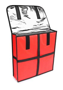 Individuell bedruckte, faltbare, wasserdichte Pizza-Kühltasche, weiche Auto-Lebensmittel-Catering-Kühltasche, große Thermo-Pizzaliefertasche - Product Image 2