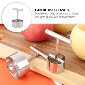 1pc Zenidoo H-509 Multi-Function <b>Fruit</b> Corer & Pear Pitter with <b>Vegetable</b> Extractor Stainless Steel <b>Tool</b> - Product Image 5