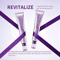 Crème pour les yeux raffermissante au peptide PDRN végétalien OEM/ODM pour le soin anti-âge des yeux