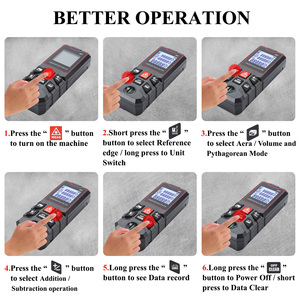 B-60 avec bulle, best-seller, mesure de hauteur au <span class=keywords><strong>laser</strong></span>, mesure numérique, rouge, 60 m, télémètre <span class=keywords><strong>laser</strong></span> CE, <span class=keywords><strong>laser</strong></span> pour instrument - Product Image 4