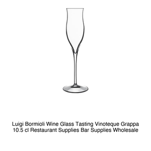 Verre de dégustation de grappa Luigi Bormioli Vinoteque 10,5 cl H 20,2 cm Ø 4,6 cm - Product Image 2