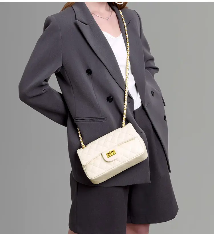 New Style Female Chain Sling Shoulder Bags Designer Square Shape Fashion Mini Crossbody Bags