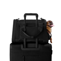 Sac de transport personnalisé pour chiens et chats en néoprène avec grille, sac fourre-tout pour animaux de compagnie, sac à bandoulière de voyage, sac de transport pour chien à porter à l'épaule pour les voyages en avion