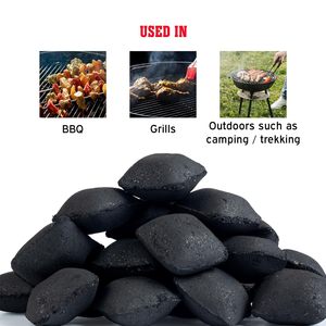 Bio-Charcoal Pillow Shaped Charcoal Briquette Food Grade Suitable for BBQ, Restaurants & Industrial - Product Image 2