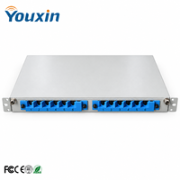 Panneau de brassage fibre optique 1U 12 ports SC 19 pouces pour montage en rack ODF pour centre de données - Vente en gros