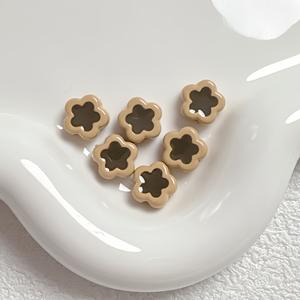 Perles d'espacement florales vives tendance INS, mignonnes et décontractées, pour la création de bijoux faits main, matériau brut, cadeau - Product Image 3