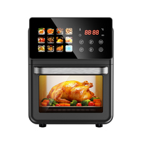 Freidora de Aire de 10L con Cesta Única y Ventana Visible, Control Táctil Digital, Cajón Antiadherente, Freidora de Aire Caliente sin Aceite