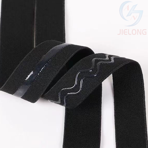 แถบยางยืดกันลื่นแบบกำหนดเอง ผลิตจากผ้าสแปนเด็กซ์/โพลีเอสเตอร์ ทอแบบแจ็คการ์ด สำหรับเสื้อผ้า รองเท้า สิ่งทอ<span class=keywords><strong>ใน</strong></span>บ้าน และกระเป๋า - Product Image 2