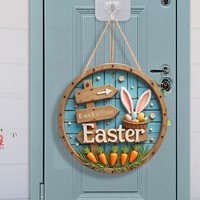 Plaque de porte en bois multifonctionnelle, décoration murale pour la maison