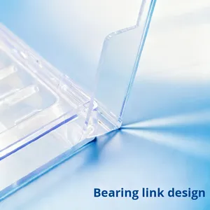 صندوق بلاستيكي شفاف مستطيل الشكل لتخزين وتوزيع الأدوية بالجملة - Product Image 4