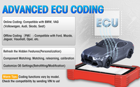Escáner OBD2 LAUNCH X431 CRP919X BT Elite Bidireccional para Todos los Sistemas CANFD DOIP FCA AutoAuth con Más de 35 Funciones de Reinicio