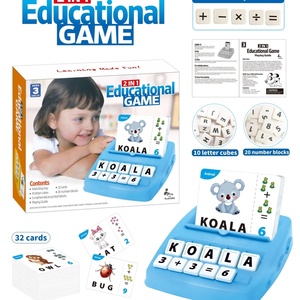 Jouets Mathématiques pour Enfants : Jeu d'Apprentissage de l'Anglais, Comptage, Correspondance des Lettres, Orthographe, Alphabet ABCD, Jouets Éducatifs - Product Image 6