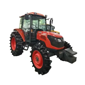 Used Kubota M904KQ farm wheel tractor compact agricultural equipment machinery in good condition