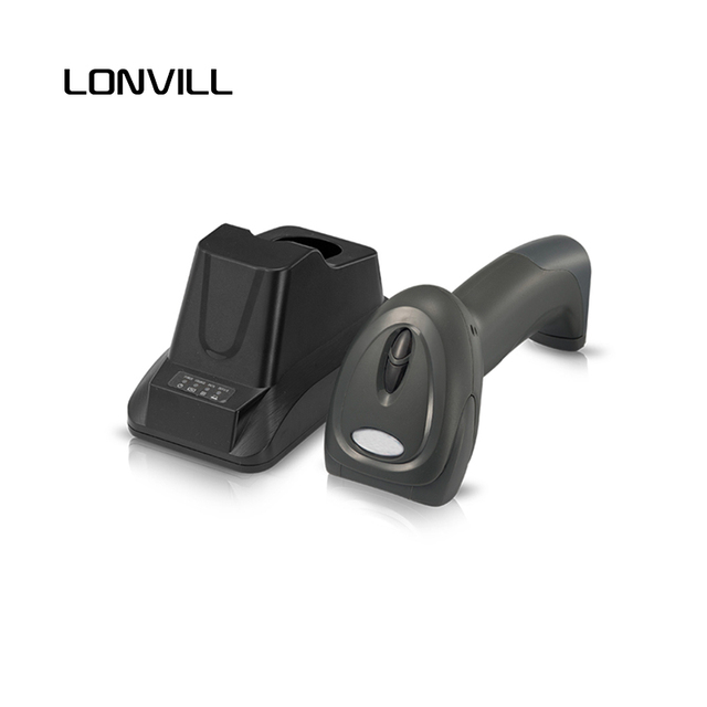 Wholesale LONVILL Laser Barcode Scanner 1d Cordless Barcode Reader for Retail Store