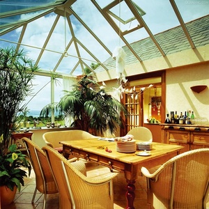 Instale fácilmente la casa de vidrio prefabricada modular Sunroom con recubrimiento en polvo Sunroom-Parts Porch Enclosure Sunroom - Product Image 6