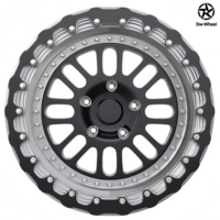 Jantes en alliage forgé DW Black Multi Spoke 5x120 6x139.7 5x114.3 17 18 19 20 pouces pour BMW Nissan GT-R