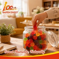 Halal Fruit Gummy Gemengde Bessen Jelly Snoepjes 200 g Verpakking met aangepast logo