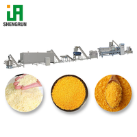 Équipement complet d'extrusion pour la production de panure de poisson, de poulet frit et de steaks croustillants à base de panko en flocons granulaires