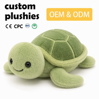 Jouets en peluche personnalisés OEM/ODM pour mascotte, fabrication sur mesure, MOQ 100 pièces, mascotte de marque, tortue en peluche super longue en mélange de laine, jouets en peluche animaux