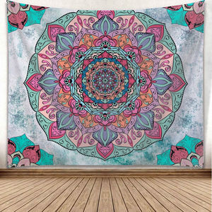 Kain Jacquard cetak permadani <span class=keywords><strong>Mandala</strong></span> Psychedelic India untuk dekorasi kamar tidur gaya Bohemian Hippie untuk ruang tamu - Product Image 1