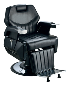 Fauteuils de Barbier Professionnels de Luxe en Gros pour Salons, Sièges Inclinables en Cuir Synthétique avec Pompe Hydraulique - Product Image 3