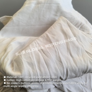 Trapos de Algodón Blancos Absorbentes para Limpieza, Paños de Algodón Marino para Limpiar - Product Image 4