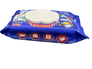 Lingettes de nettoyage écologiques non tissées à l'extrait d'essence de citron, puissantes pour éliminer la graisse, double <span class=keywords><strong>action</strong></span> pour éviers et cuisinières - Product Image 3