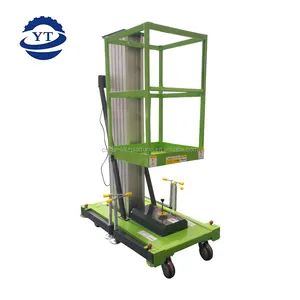 Hydraulic Mobile Single Lifting Platform One Person Lift Aluminum Mini Platform Lift Equipment