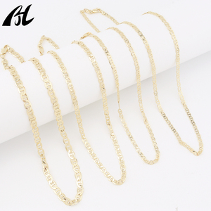 Collar Estilo Punk Italiano Chapado en Oro de 14K y 18K con Cierre de Alta Calidad, Collar Punk de Latón Dorado - Product Image 3